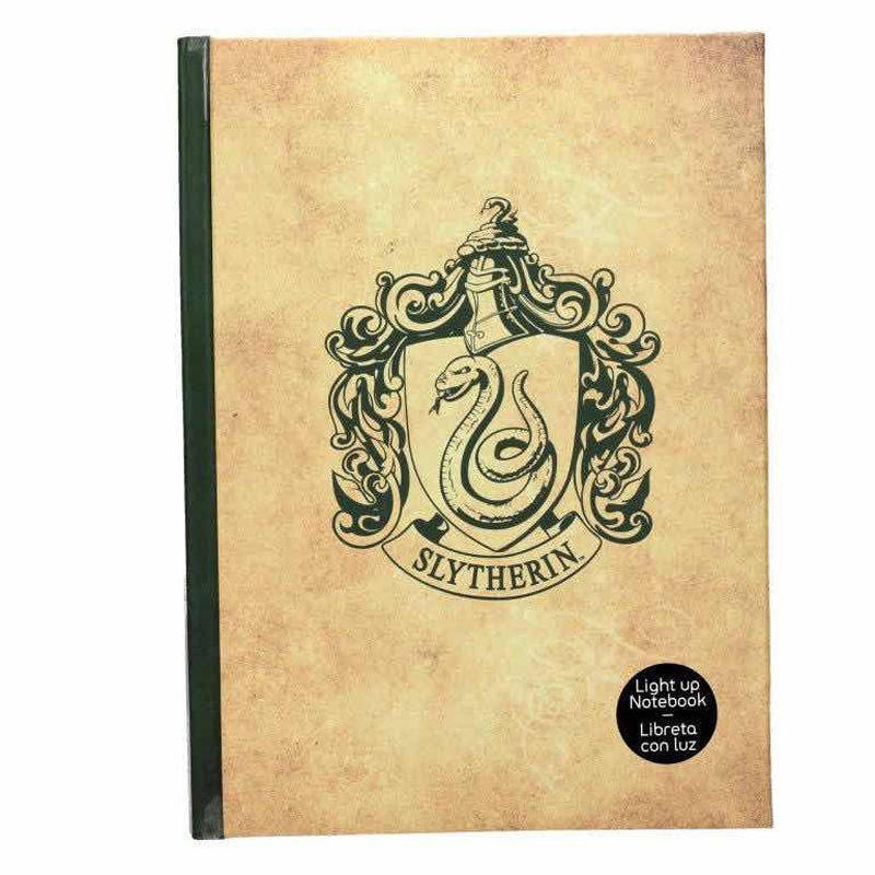 Carnet Harry Potter Serpentard avec lumière