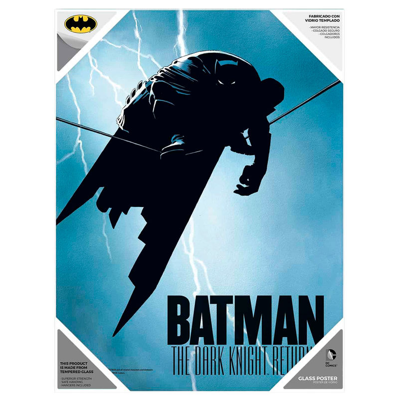 Affiche en verre Batman The Dark Knight de DC Comics