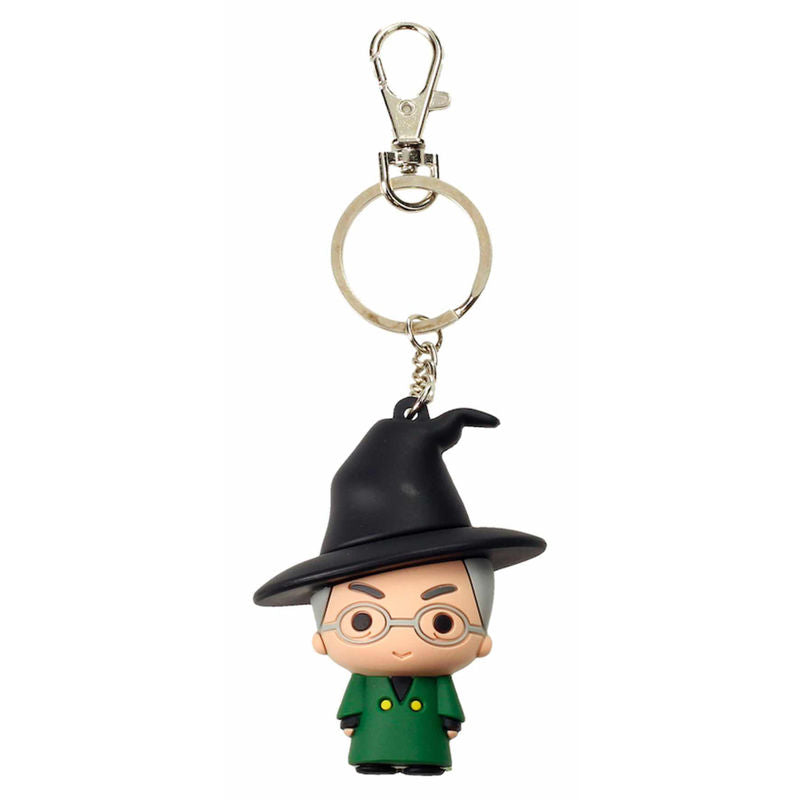 Porte-clés en caoutchouc Harry Potter Minerva McGonagall