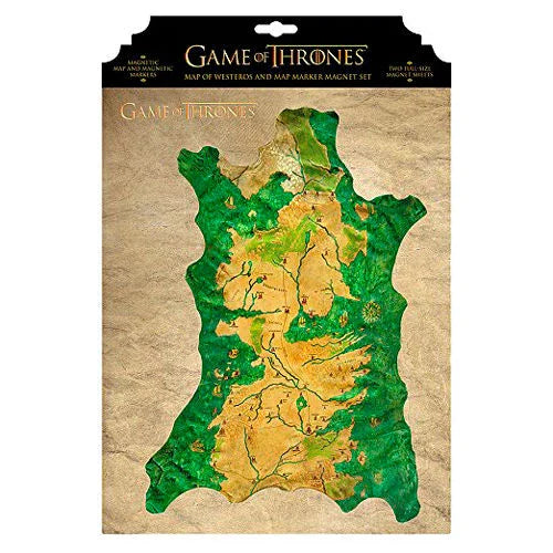 Game of Thrones Westeros magnetic map Nerdscape