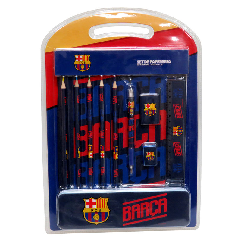 FC Barcelona stationery set + case