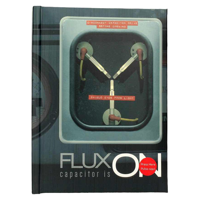 Carnet Retour vers le futur avec lumières