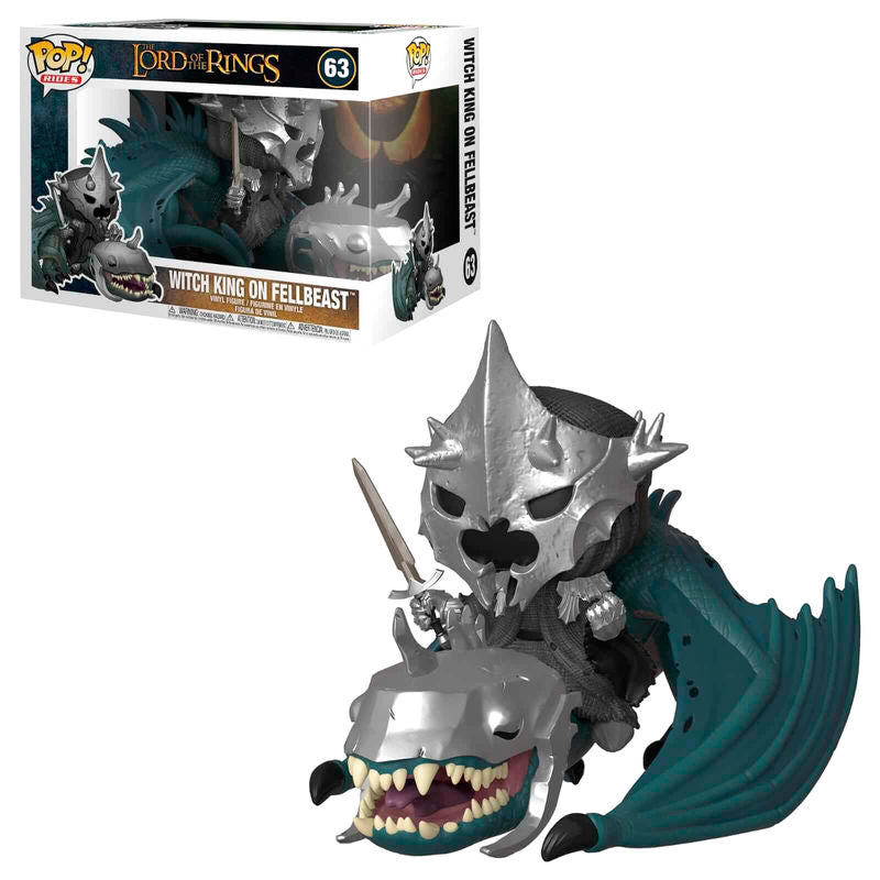 Funko Pop! Lord of the Rings Witch King con Fellbeast - Figura da Collezione Vinyl