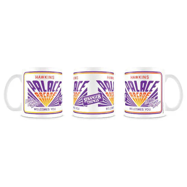 Stranger Things Hawkins Palace Arcade mug Nerdscape
