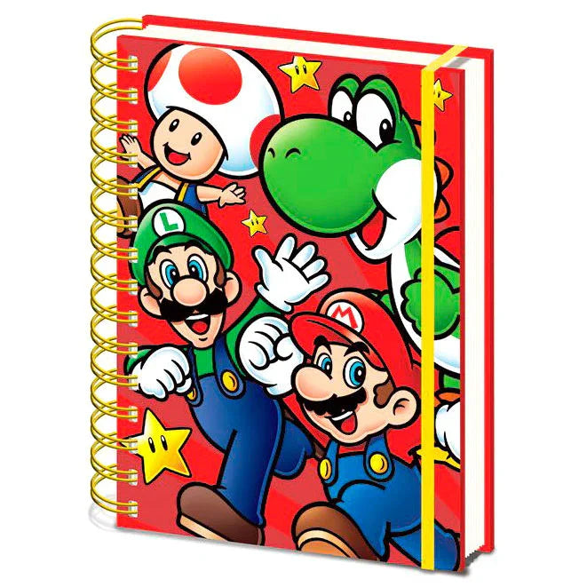 Nintendo Super Mario Bros A5 notebook Nerdscape