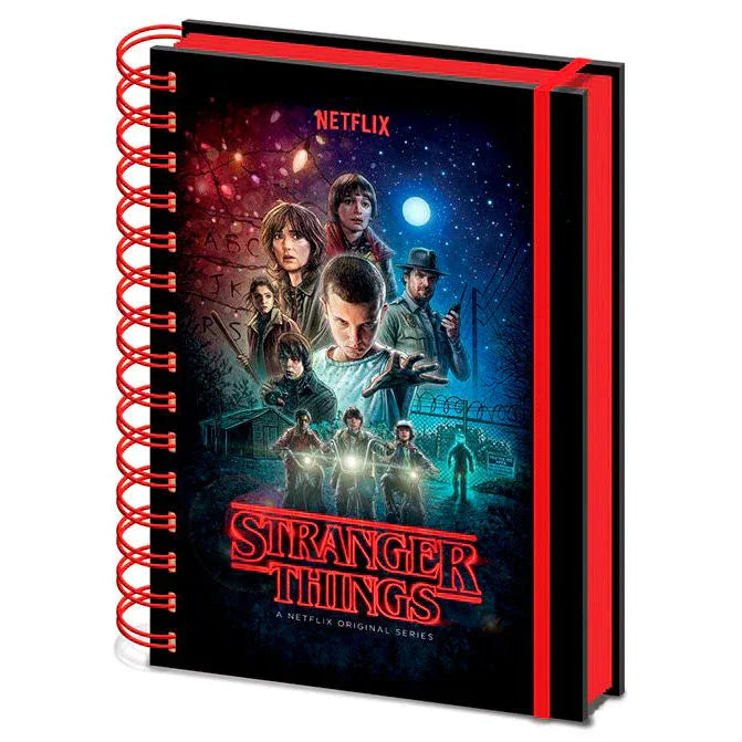 Stranger Things Poster A5 notebook Nerdscape