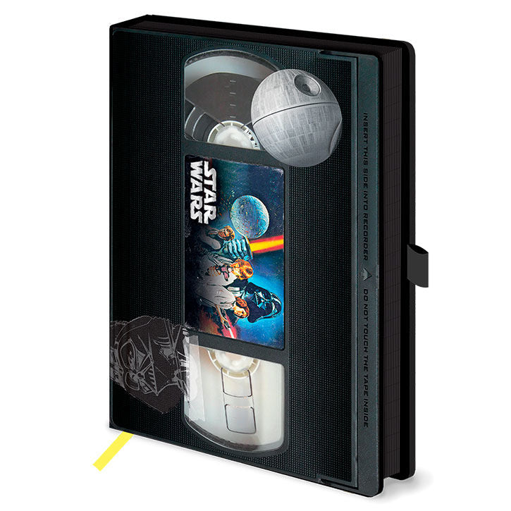 Star Wars VHS premium A5 notebook Nerdscape