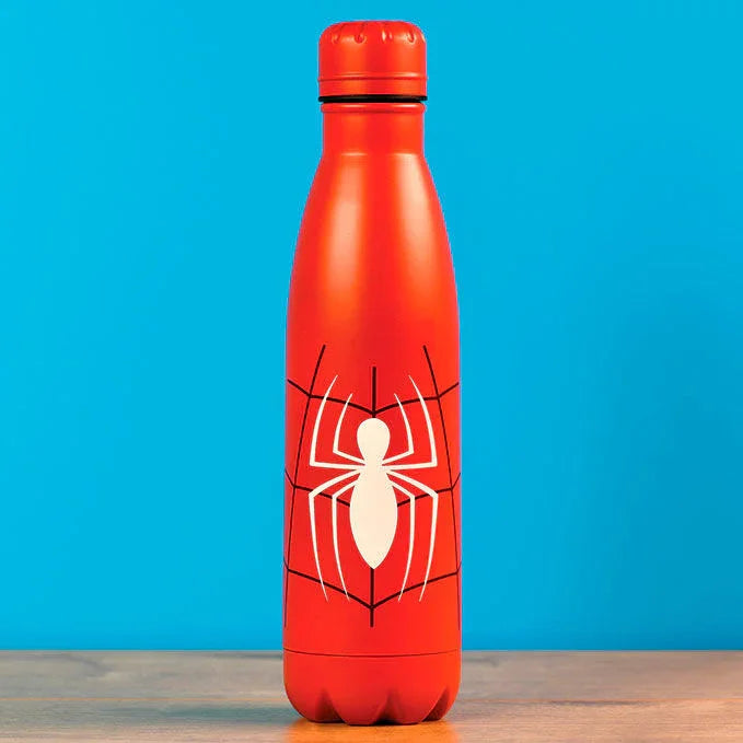 Marvel Spiderman Great Power metal bottle Nerdscape