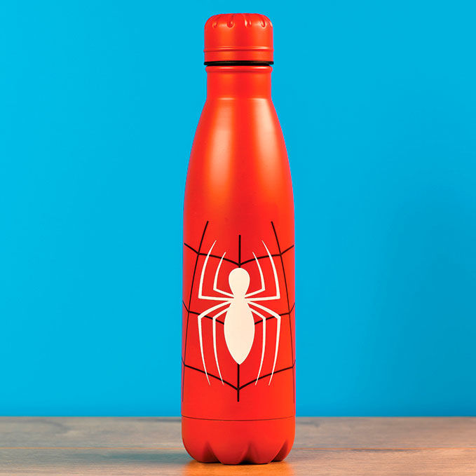 Marvel Spiderman Great Power metal bottle