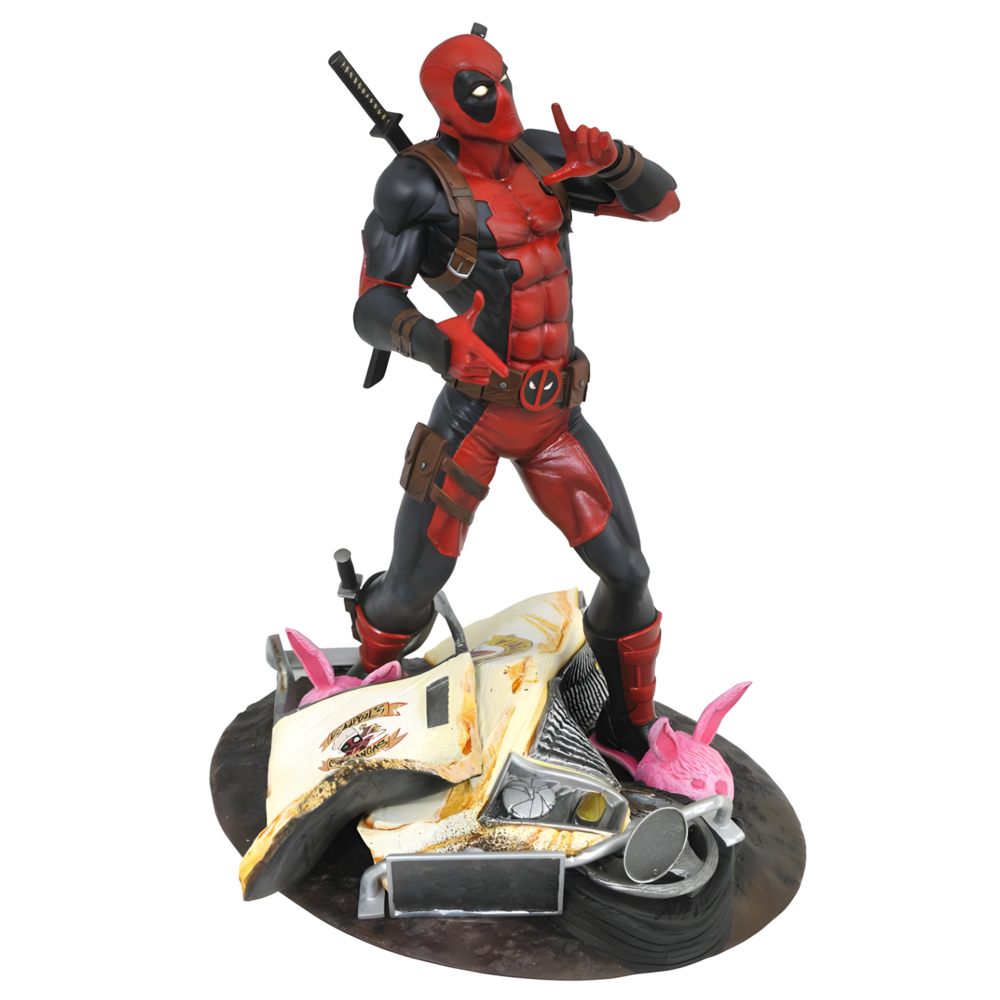 Statuette Deadpool en camion de tacos Marvel, 25 cm