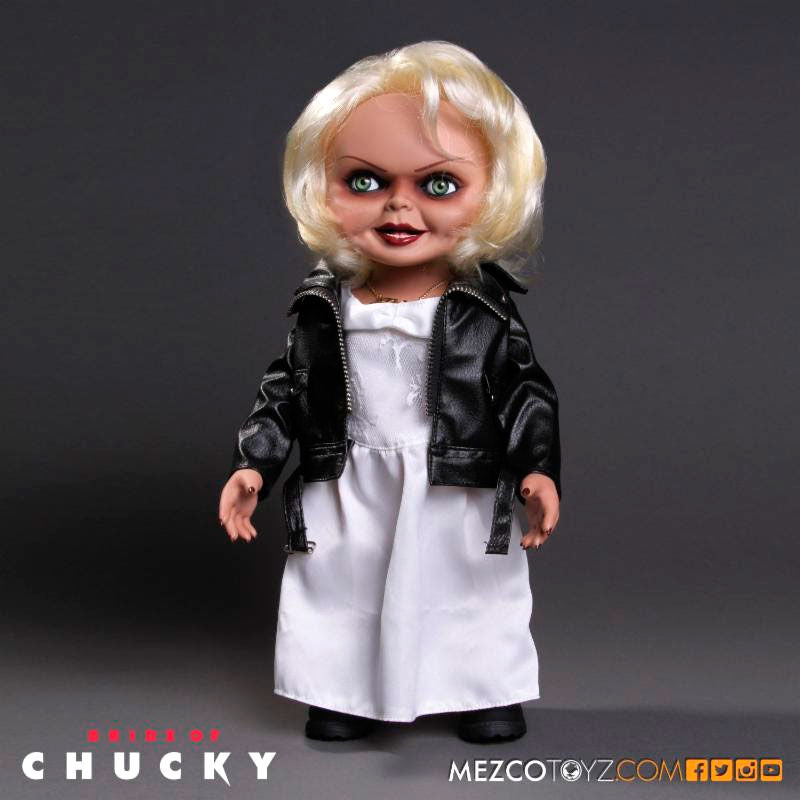 Figurine parlante Tiffany de la Fiancée de Chucky, 38 cm