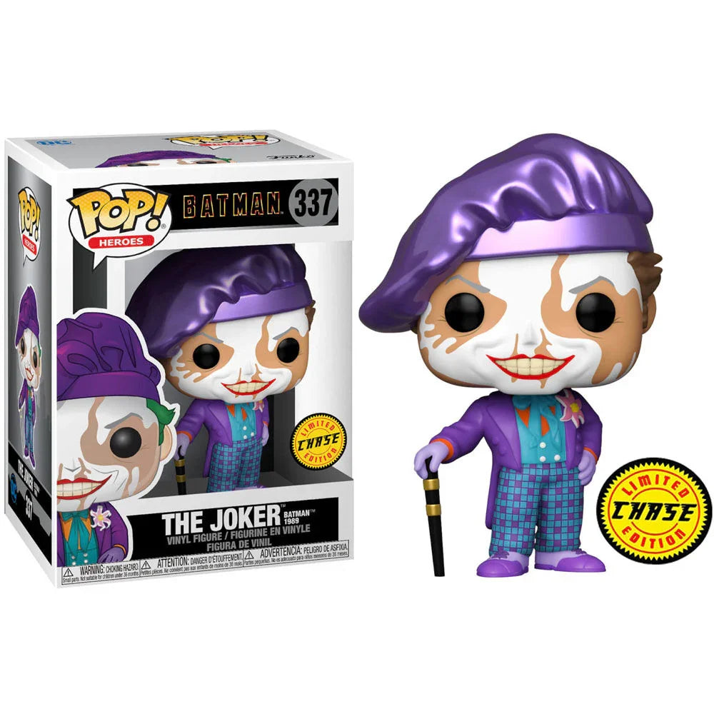 POP figure DC Comics Batman 1989 Joker with Hat Chase Nerdscape