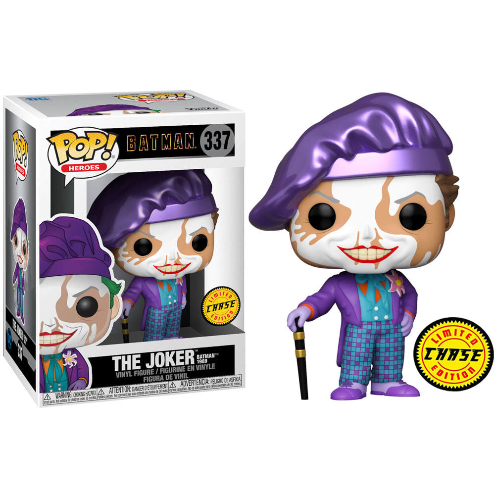 Figurine POP DC Comics Batman 1989 Joker avec chapeau Chase