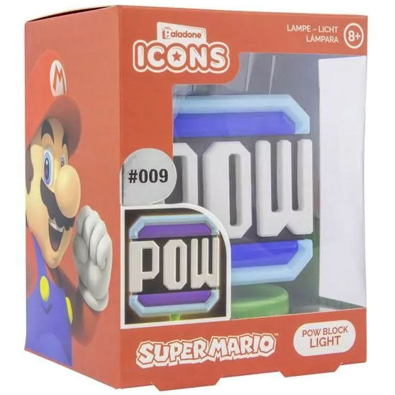 Super Mario POW Icon Light Nerdscape
