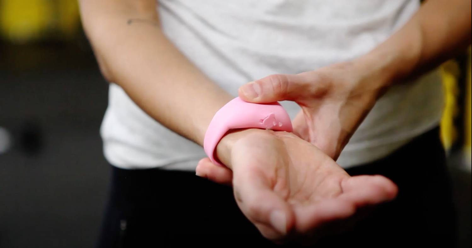 Transparent Adjustable Gel Dispenser Adult Bracelet