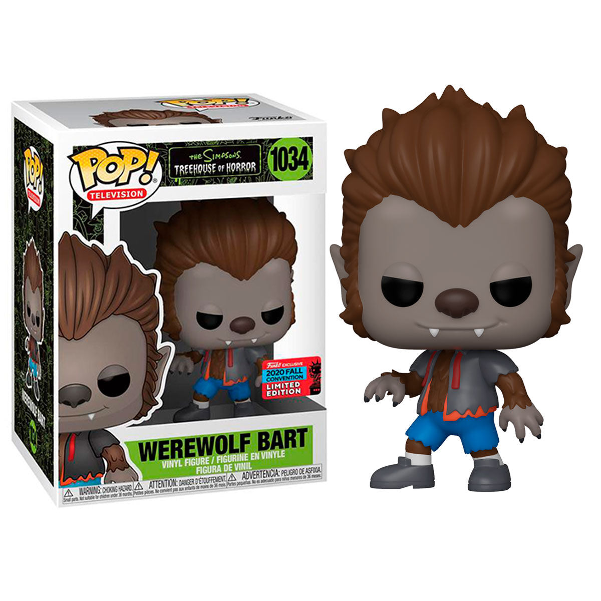 Figurine POP Les Simpsons Bart le loup-garou (Exclusivité)