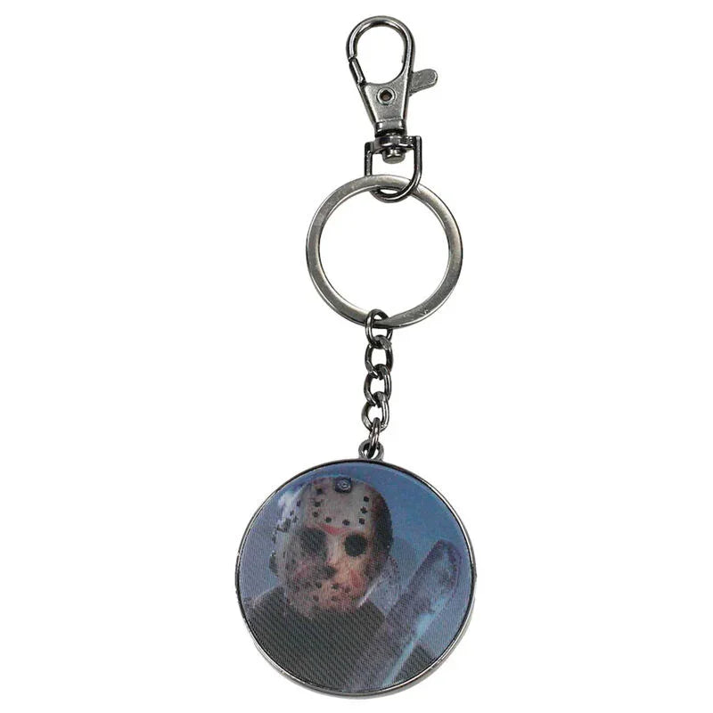 Porte-clés lenticulaire Freddy contre Jason