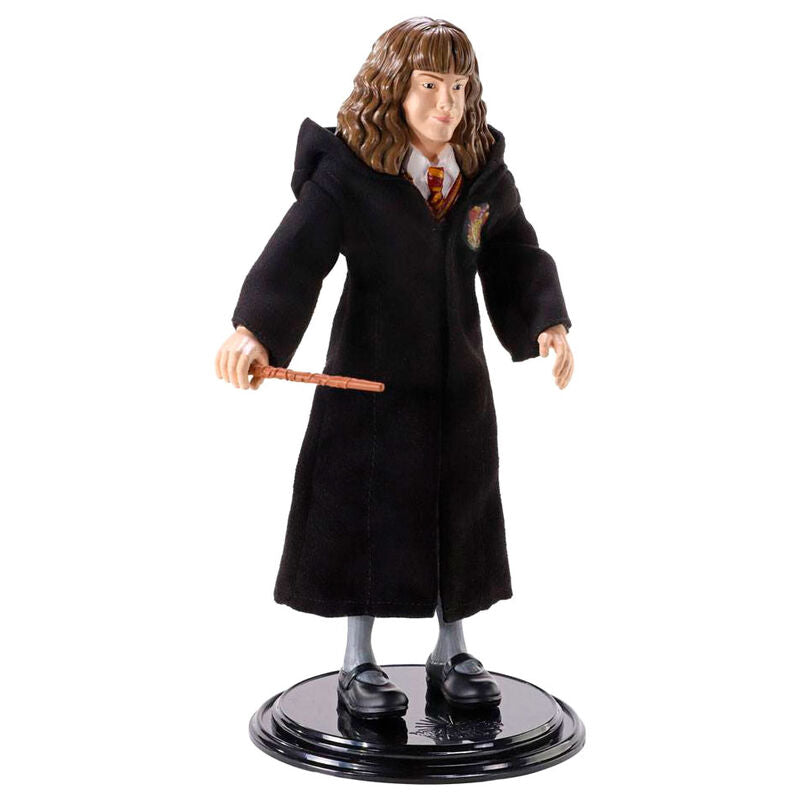 Figurine articulée Harry Potter Hermione avec baguette Bendyfigs, 19 cm