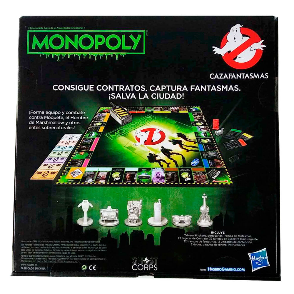 Jeu Monopoly espagnol Ghostbusters