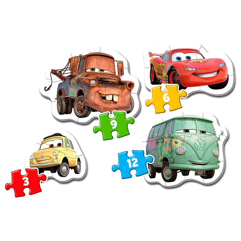 Disney Cars Mon Premier Puzzle 3-6-9-12 pièces