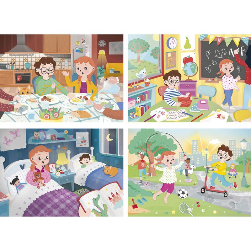 A Beautiful Day puzzle 2x20pcs 2x60pcs - Nerdscape