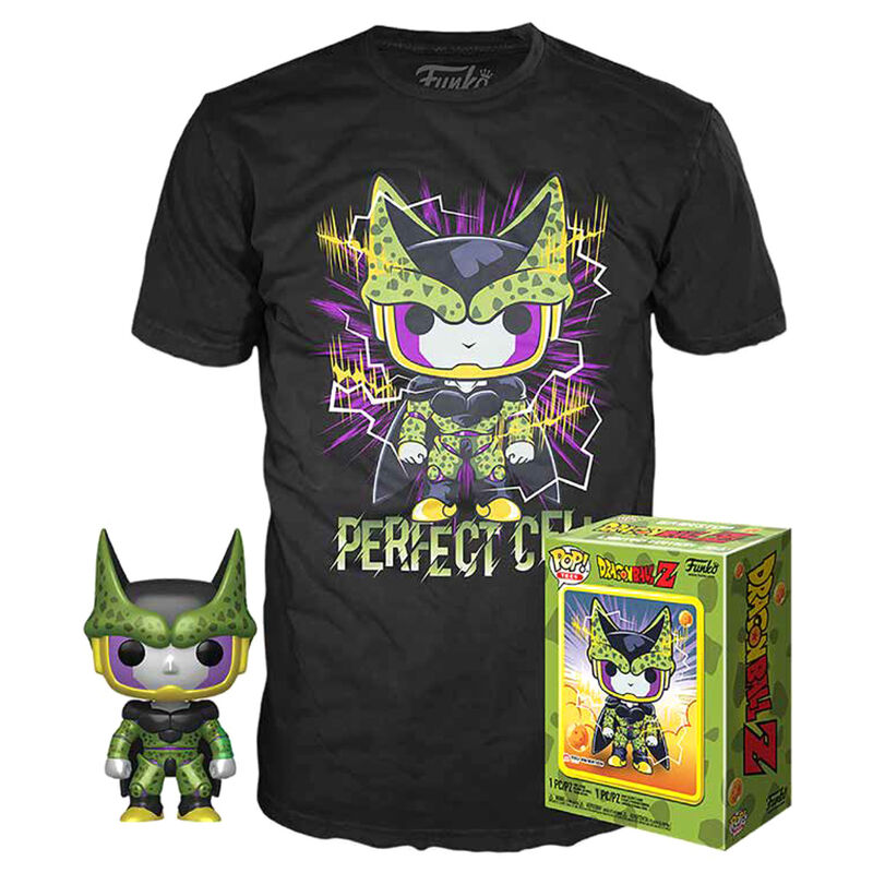 Coffret figurine POP et t-shirt Dragon Ball Z Cell Parfait