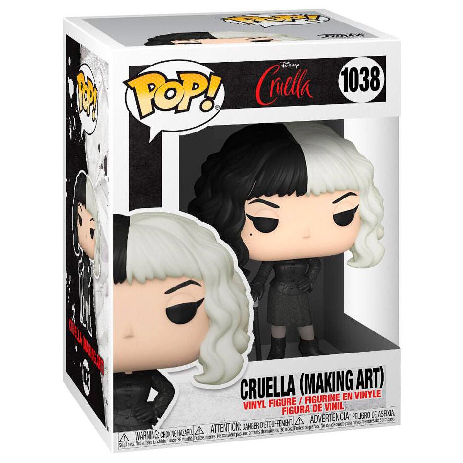 POP figure Disney Cruella Making Art - Nerdscape