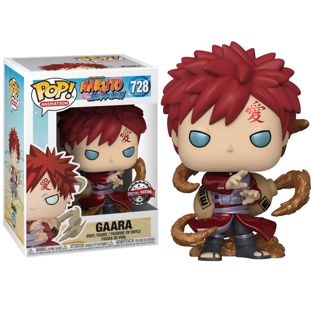 Funko Pop! Naruto Gaara - Figura da Collezione Vinyl Esclusiva Metallic