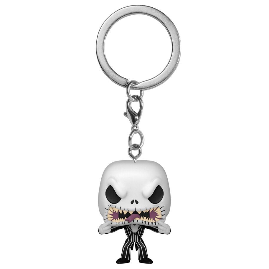 Porte-clés Pocket POP Disney L'Étrange Noël de Monsieur Jack - Visage Effrayant