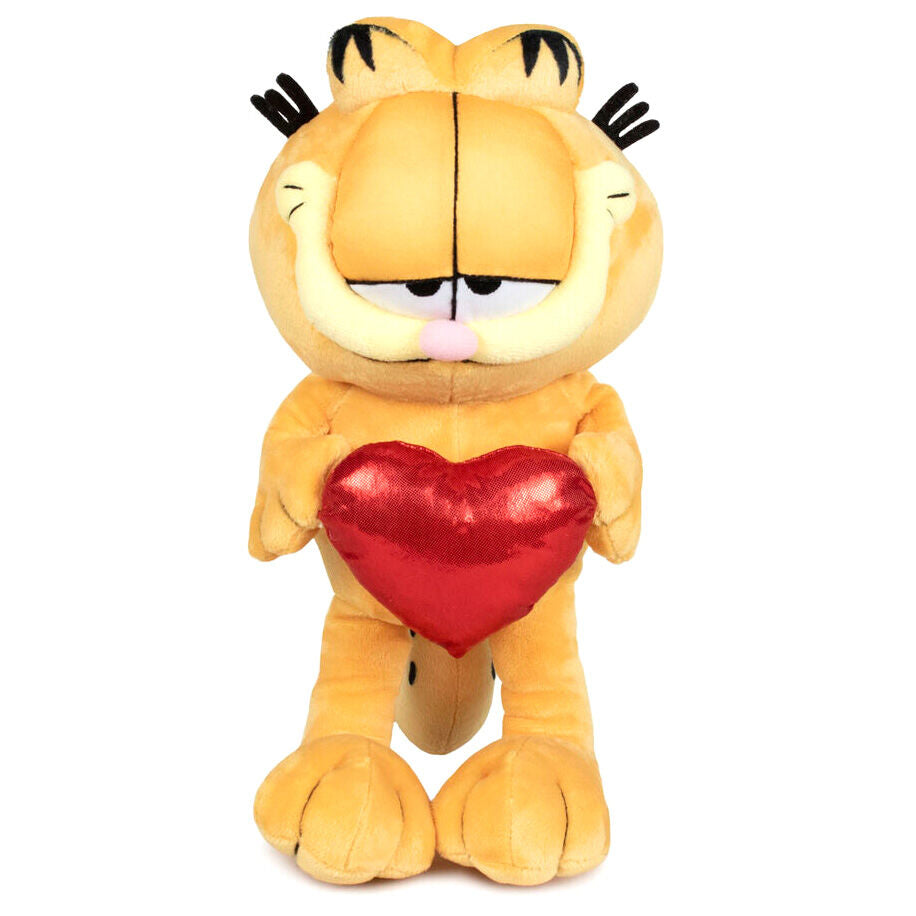 Garfield heart soft plush toy 30cm