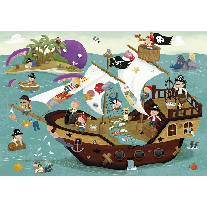 Pirates Boat Detectives puzzle 50pcs