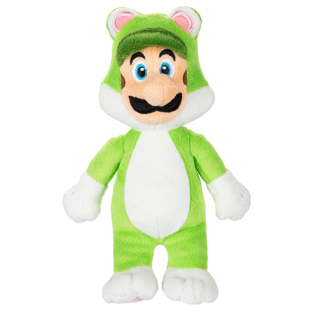 Nintendo Super Mario Luigi Cat plush toy 18cm