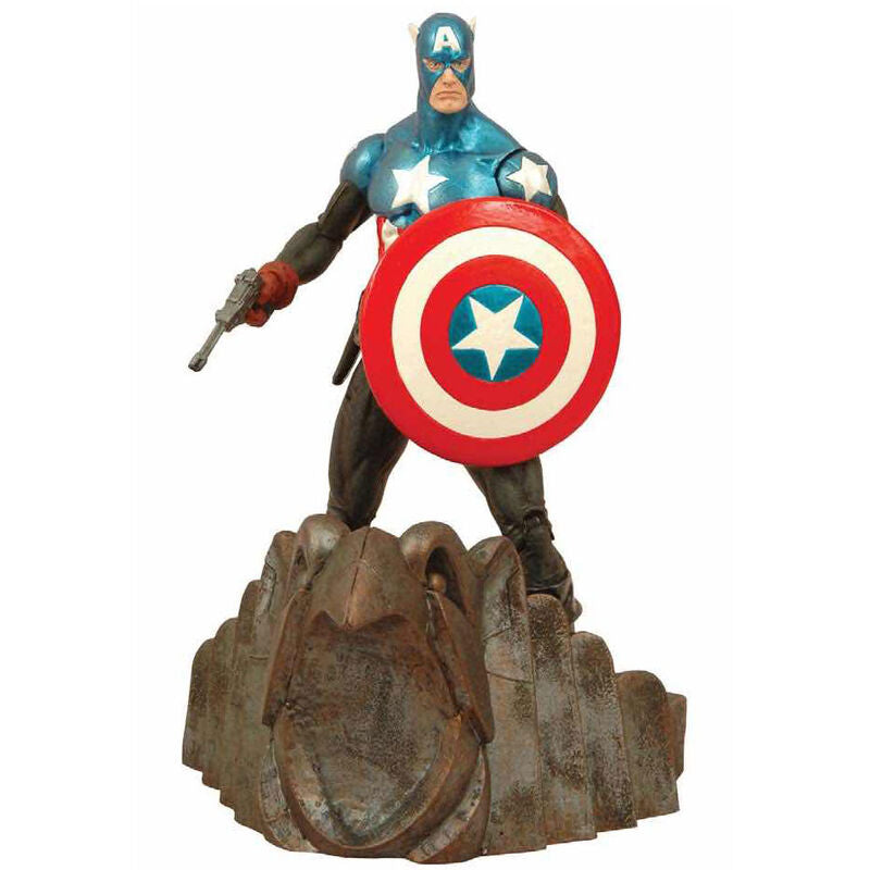 Marvel Select Captain America Figura da Collezione 18cm - Nerdscape Nerdscape