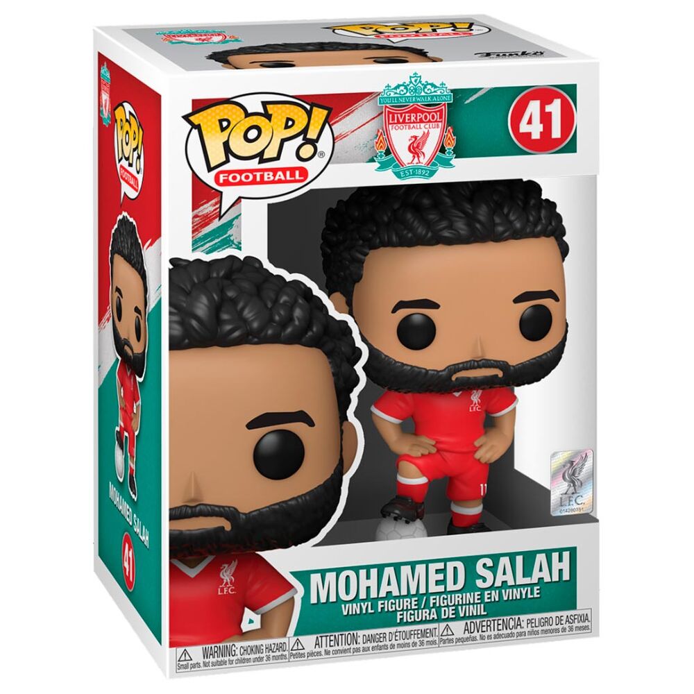 Funko Pop! Liverpool Mohamed Salah - Figura da Collezione Vinyl
