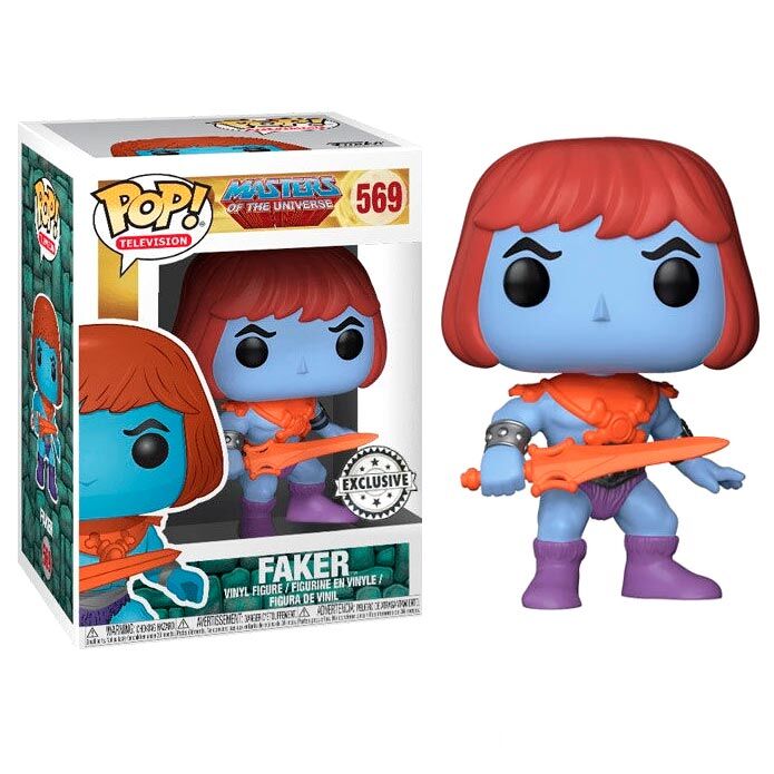 Funko Pop! Masters Of The Universe Faker - Figura da Collezione Vinyl