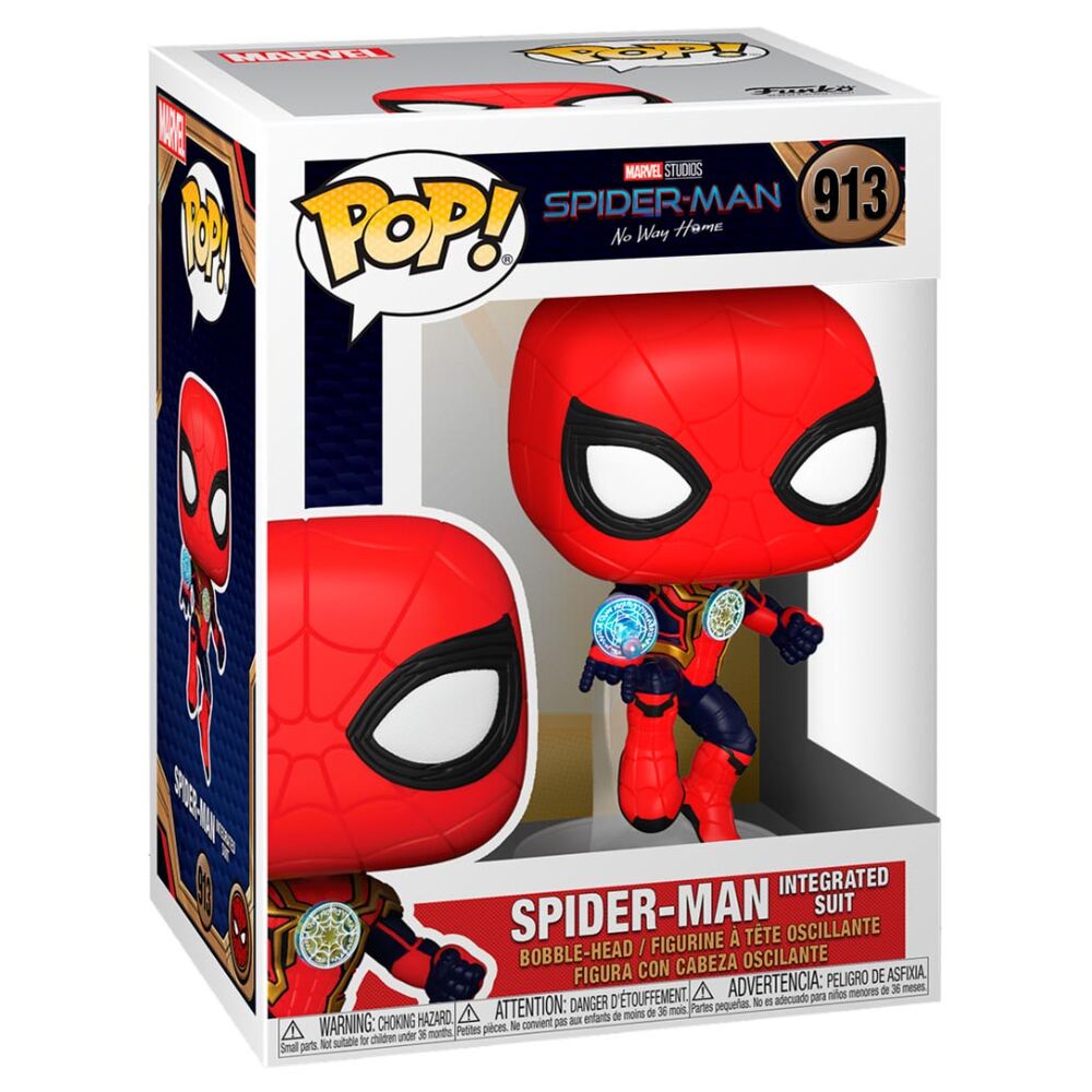 Funko Pop! Marvel Spiderman No Way Home Spiderman Integrated Suit - Figura da Collezione Vinyl