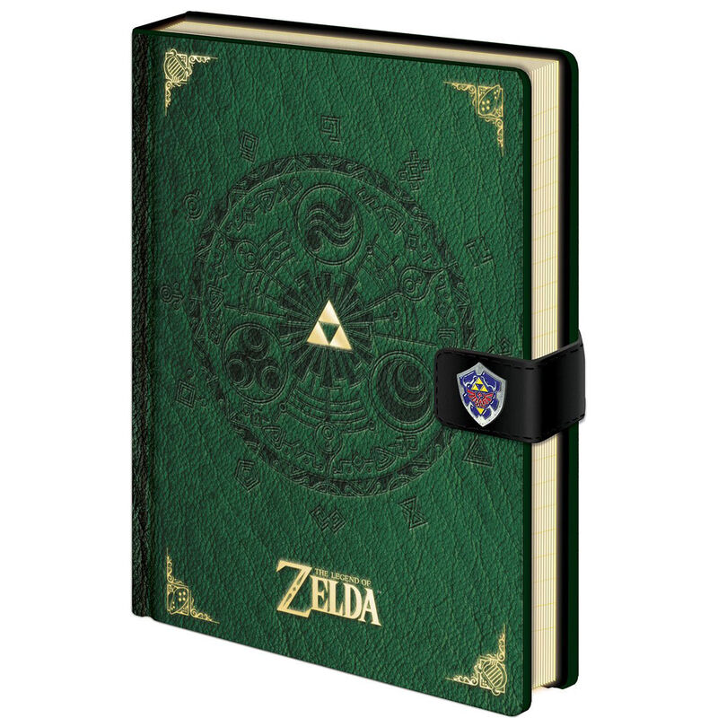 Carnet A5 premium La Légende de Zelda Triforce