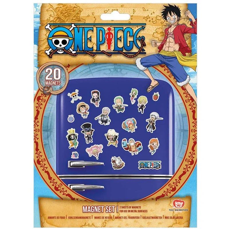 One Piece chibi magnet set 20 Nerdscape