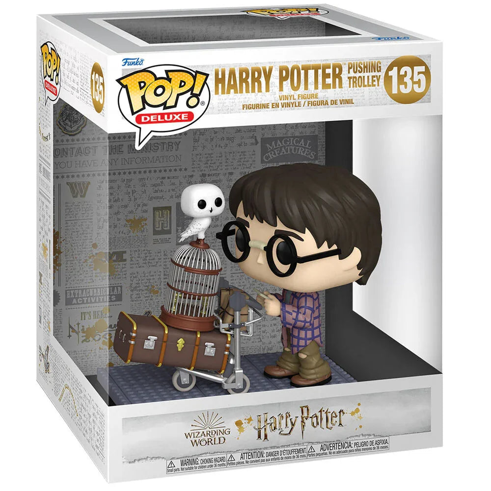 Funko Pop! Harry Potter Anniversary Harry Pushing Trolley - Figura da Collezione Vinyl - Nerdscape Nerdscape