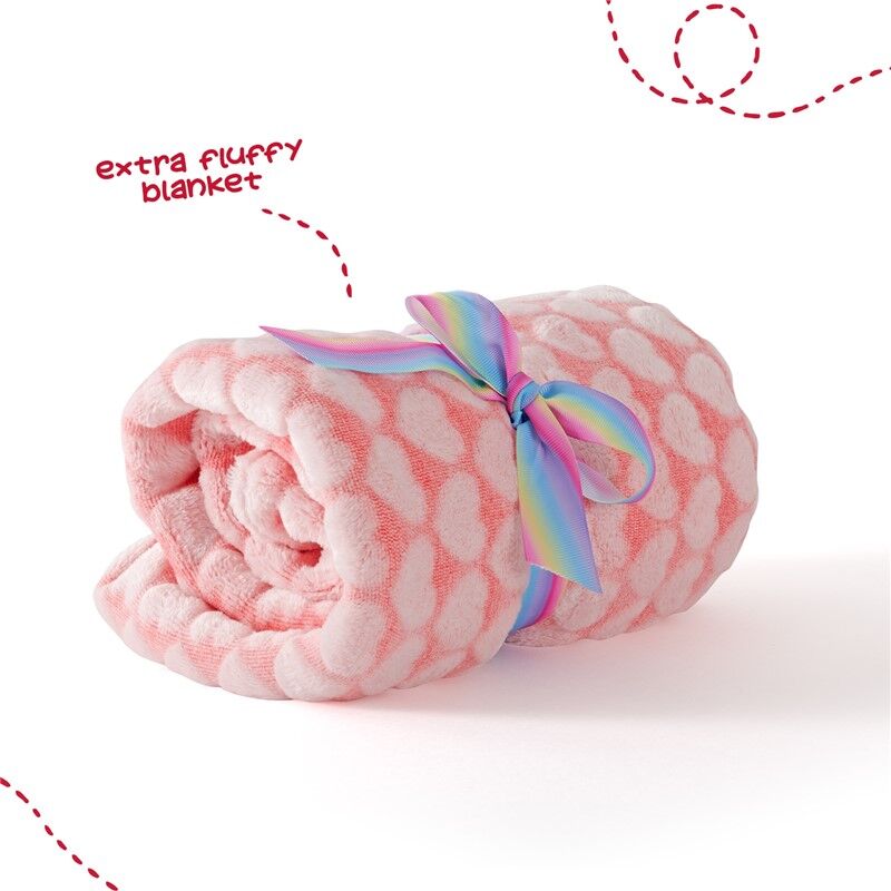 Couverture douce Licorne Lily + peluche 22 cm