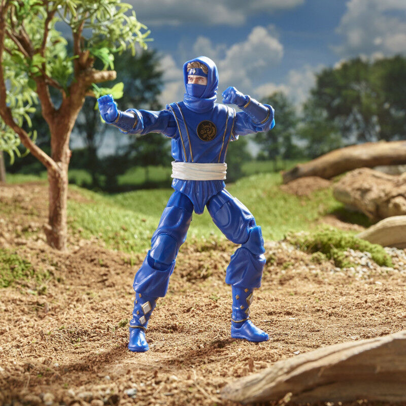 Power Rangers Lightning Collection Ninja Blue Ranger figure 15cm