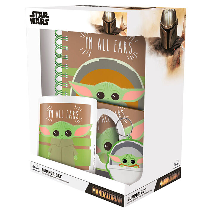 Coffret cadeau Star Wars The Mandalorian Yoda l'Enfant Je suis tout ouïe