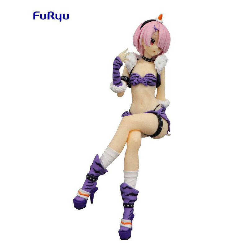 Figurine Re:Zero Starting Life Ram Demon Costume Noodle Stopper de 16 cm