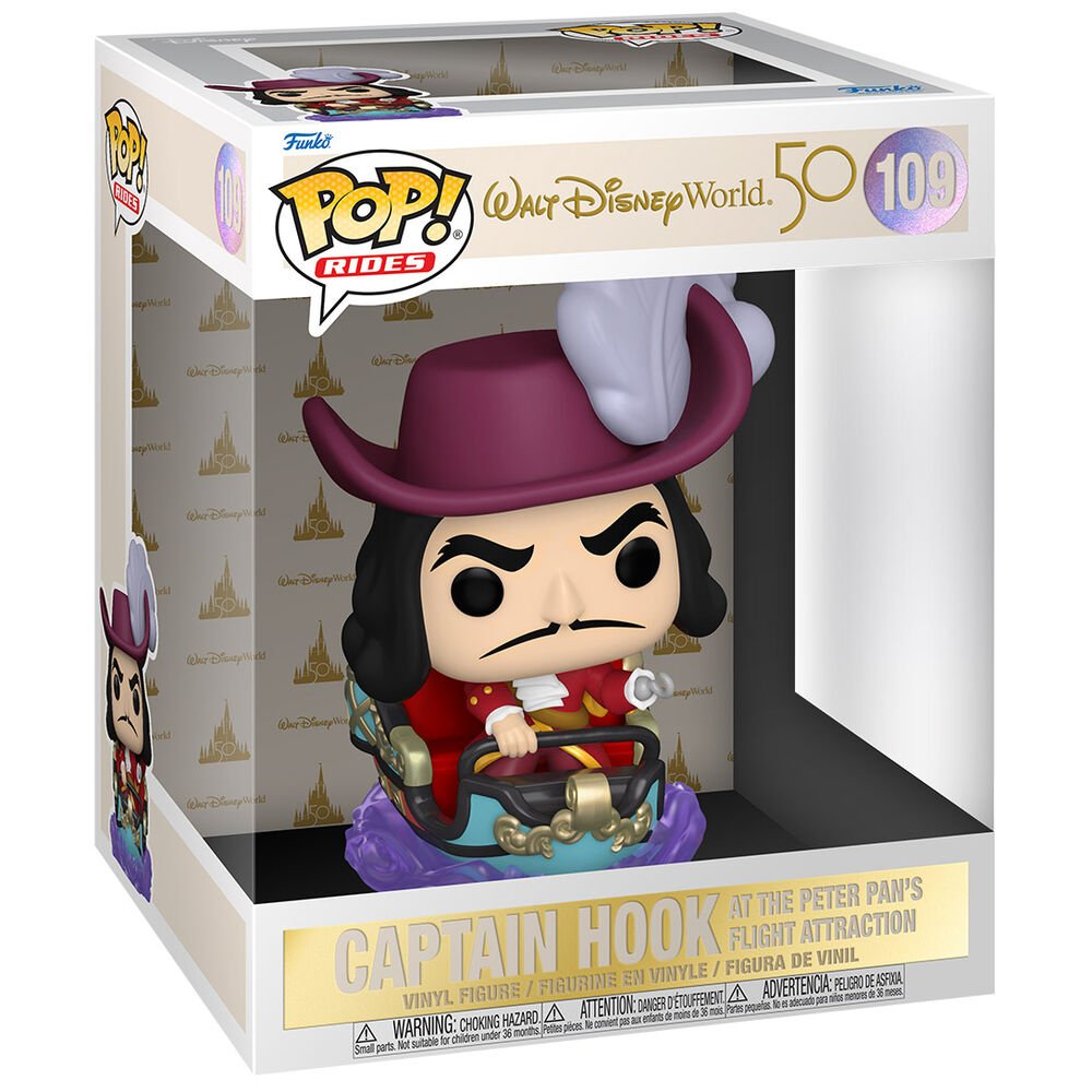 POP figure Disney World 50th Anniversary Captain Hook - Nerdscape