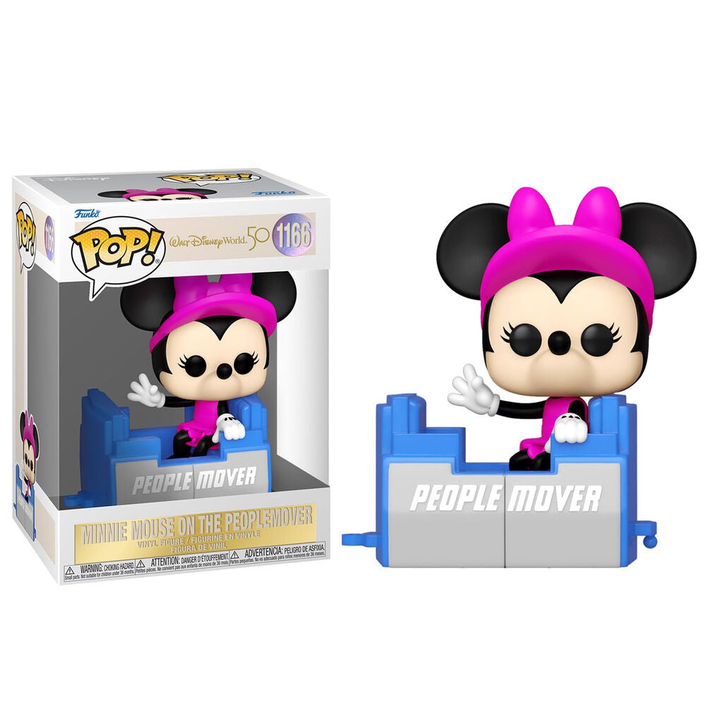 POP figure Disney World 50th Anniversary Minnie People Mover - Nerdscape