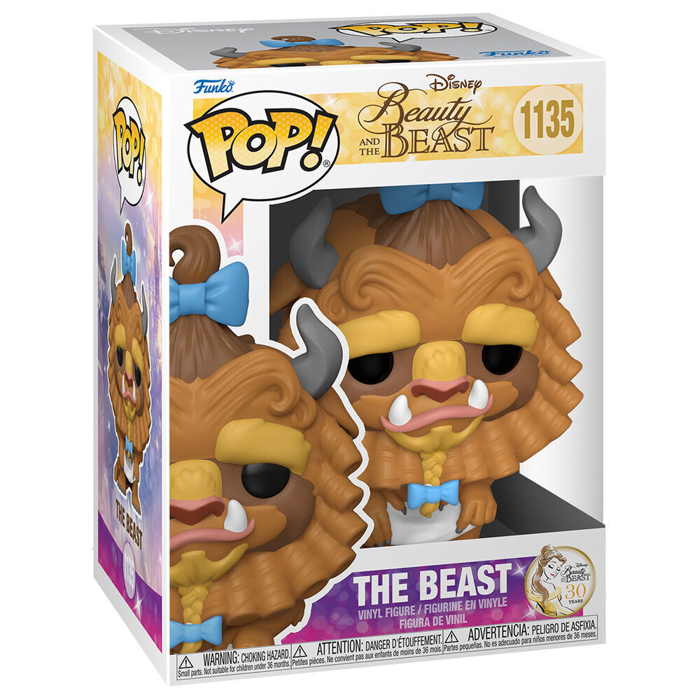 Funko Pop! Disney Beauty and the Beast Beast with Curls - Figura da Collezione Vinyl