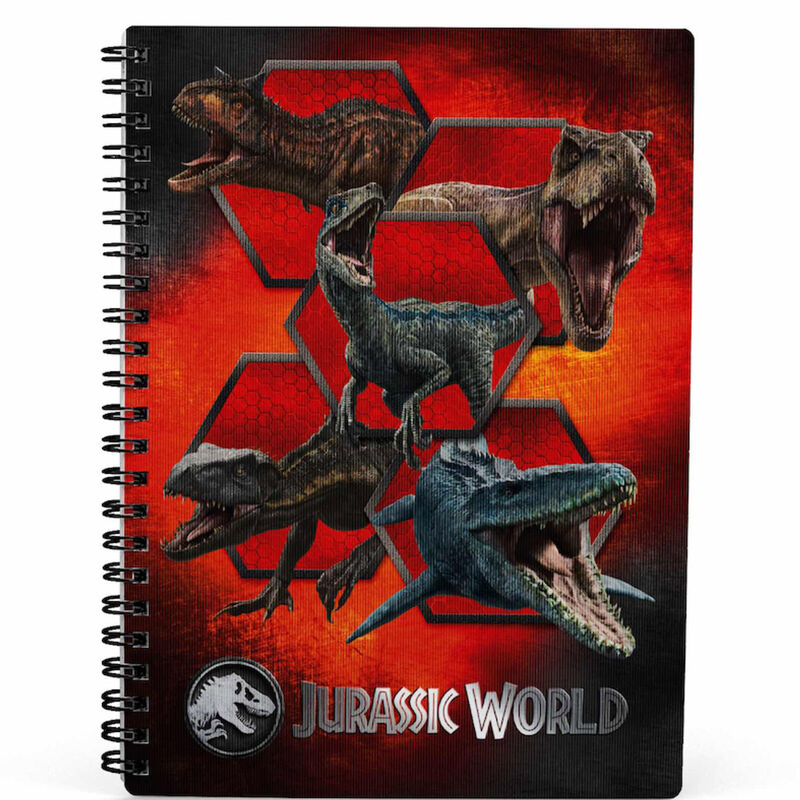 Jurassic World Carnivorous 3D notebook