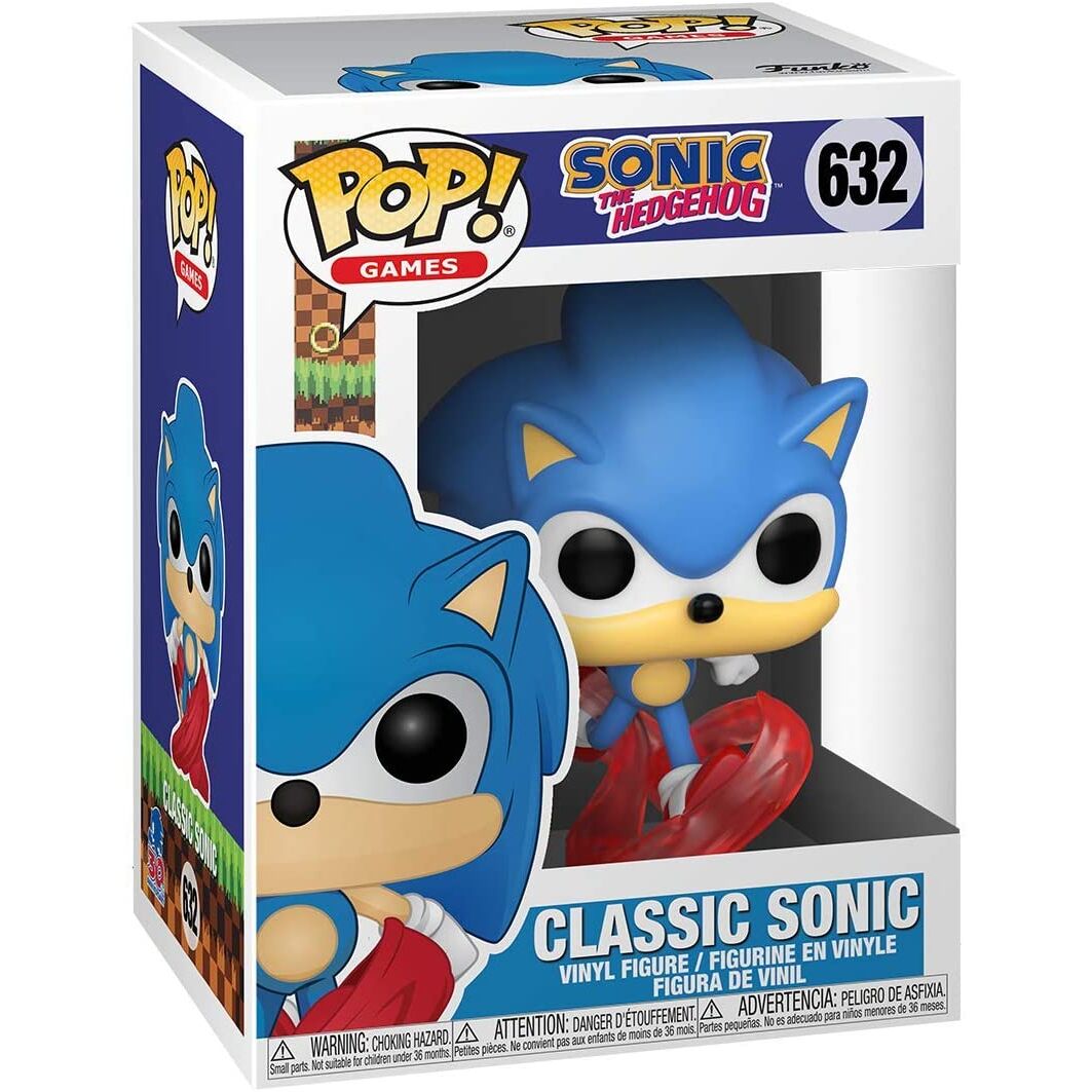 Figurine POP Sonic 30e anniversaire Sonic en course