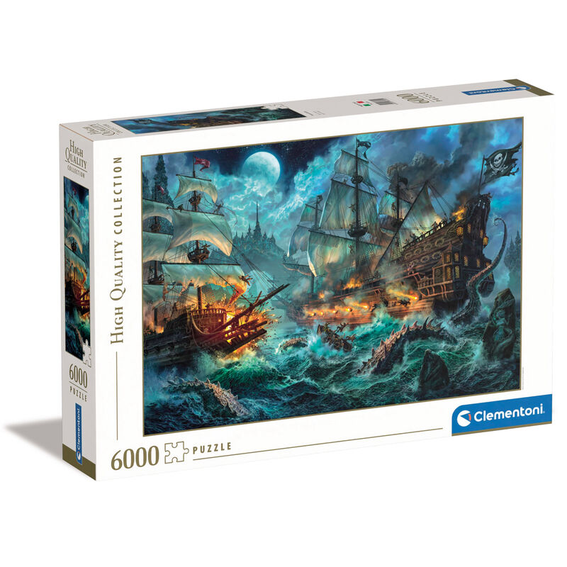 Puzzle Bataille des Pirates 6000 pièces