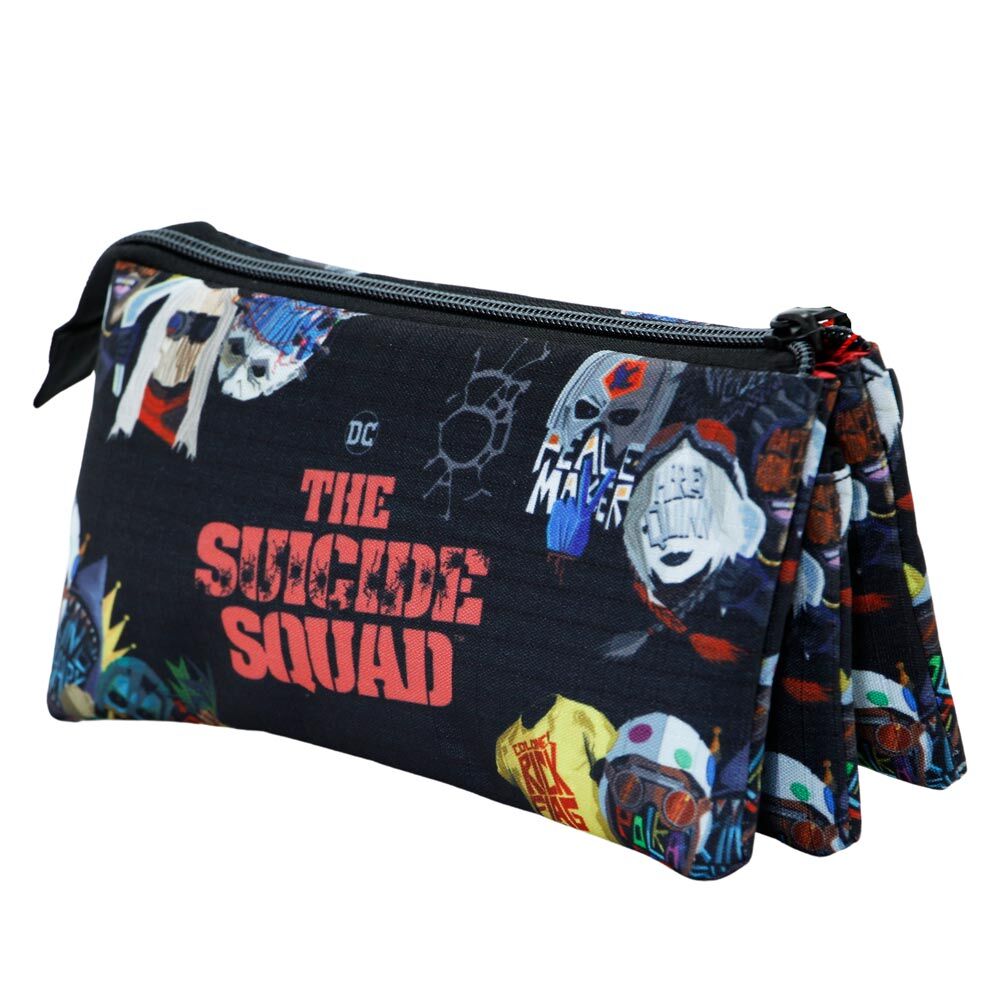 DC Comics Suicide Squad Taskforce triple pencil case Nerdscape